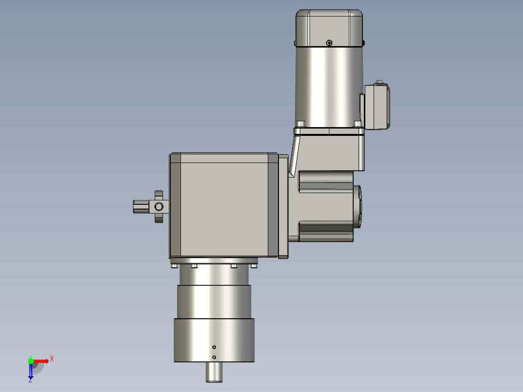 860-0300升降分割器70DH直插式配200W精研电机_1-Y俯视图