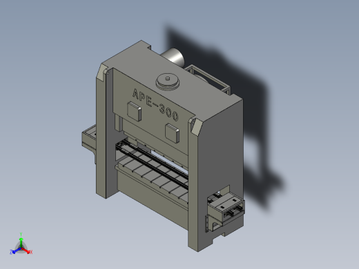冲床送取料同步机械手正等轴测缩略图