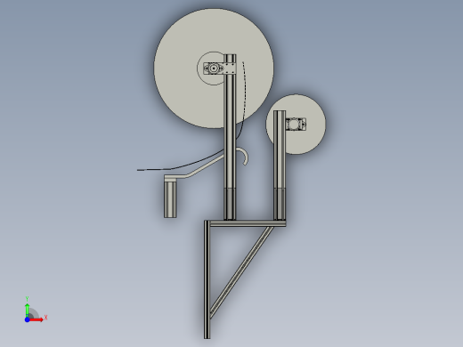 M000料盘机构前视缩略图