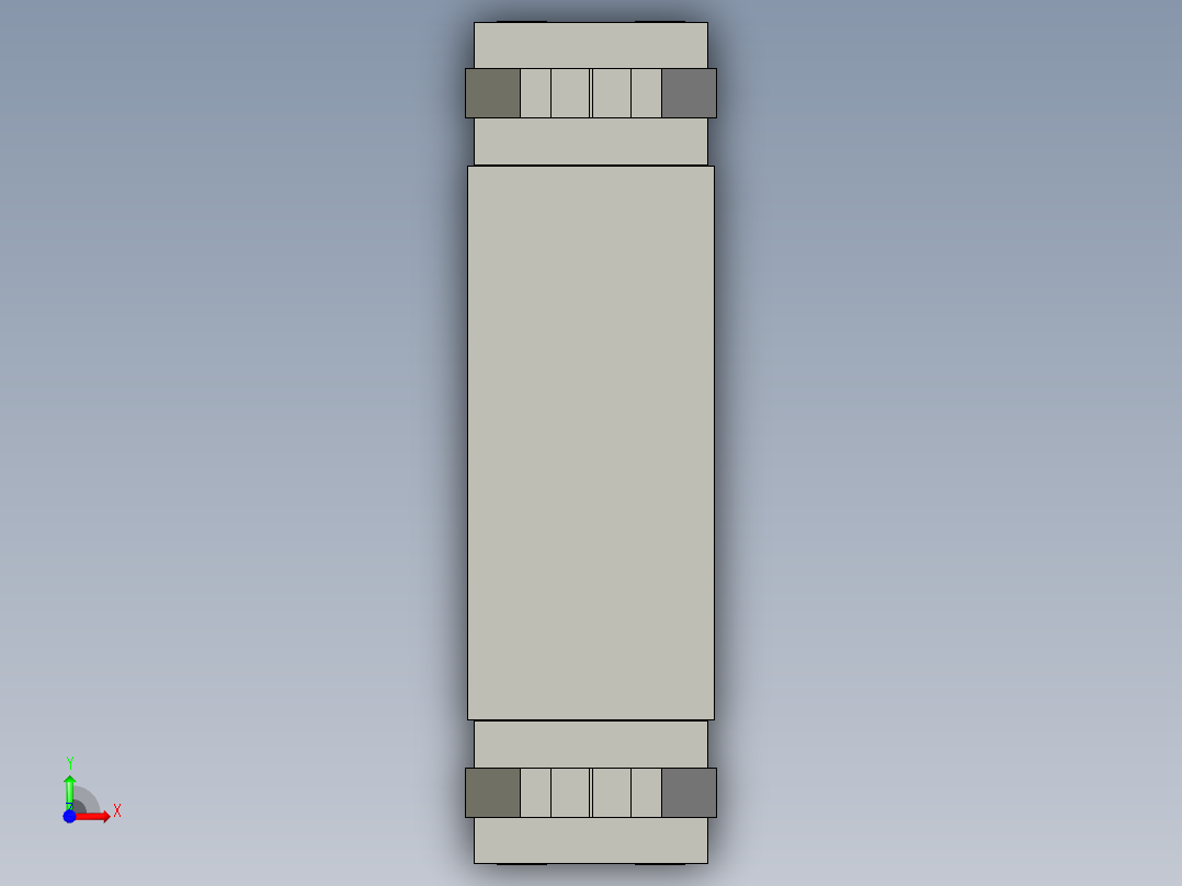 升降-夹取机构前视图