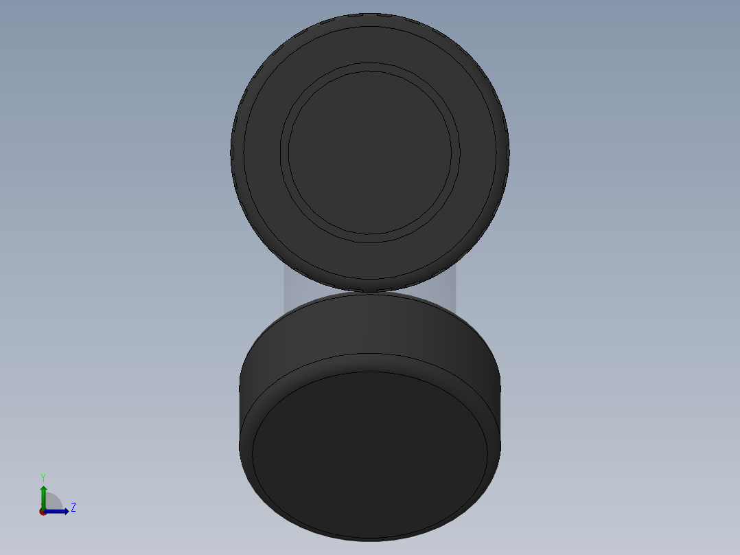 Y filter DN65 PN10 U-PVC左视图