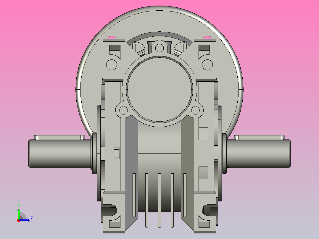 减速机ZMD51-40-5-S-71-B14左视图