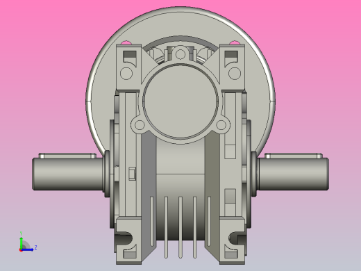减速机ZMD51-40-5-S-71-B14左视缩略图