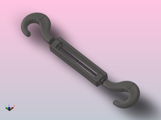 CC型开式索具螺旋扣KCCD 14-M