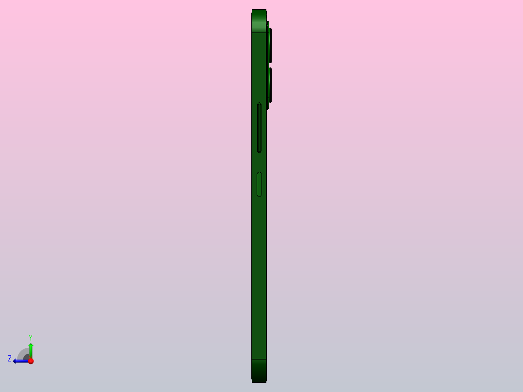 智能电话演示模型(荣誉X8B)右视图