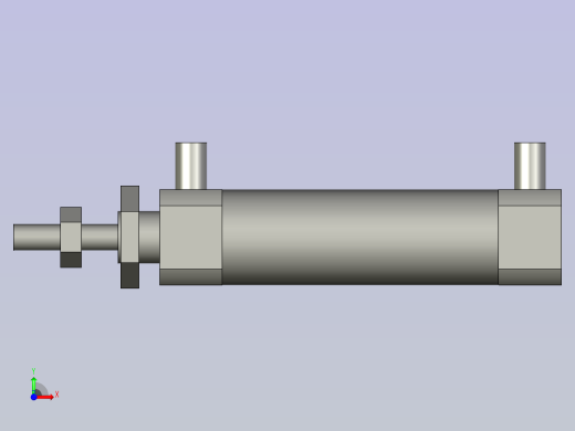 气缸CDJ2B16-30Z-B前视缩略图
