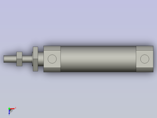 气缸CDJ2B16-30Z-B俯视缩略图