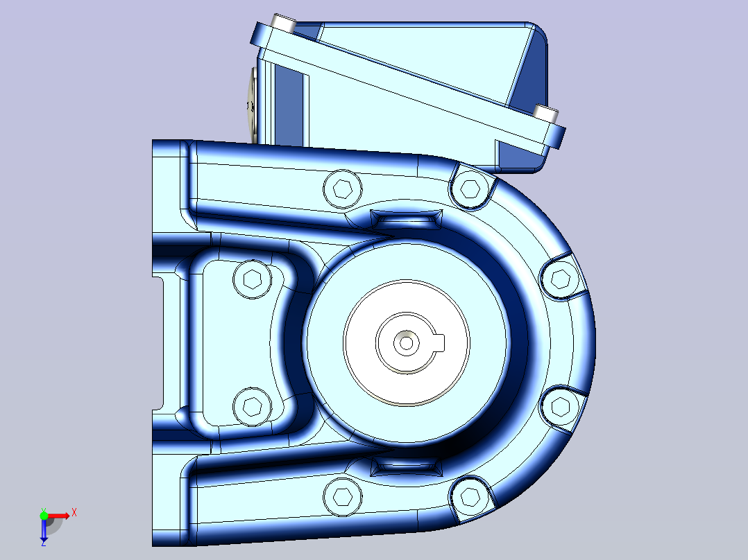 住友(SMT)减速机3D CNHM02-608□-AV,EV-B俯视图