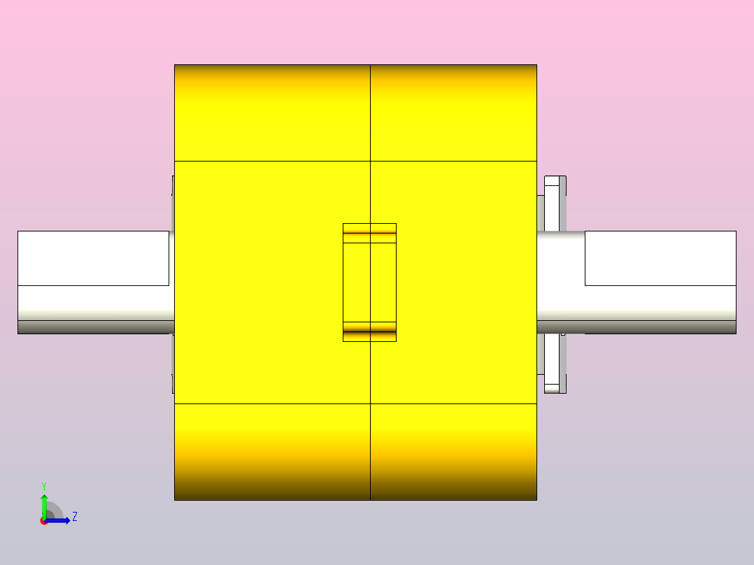 TT减速电机左视图