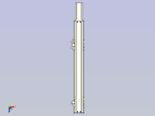 NXA5丝杆滑台，线性模组 NXA5-300-BC俯视缩略图