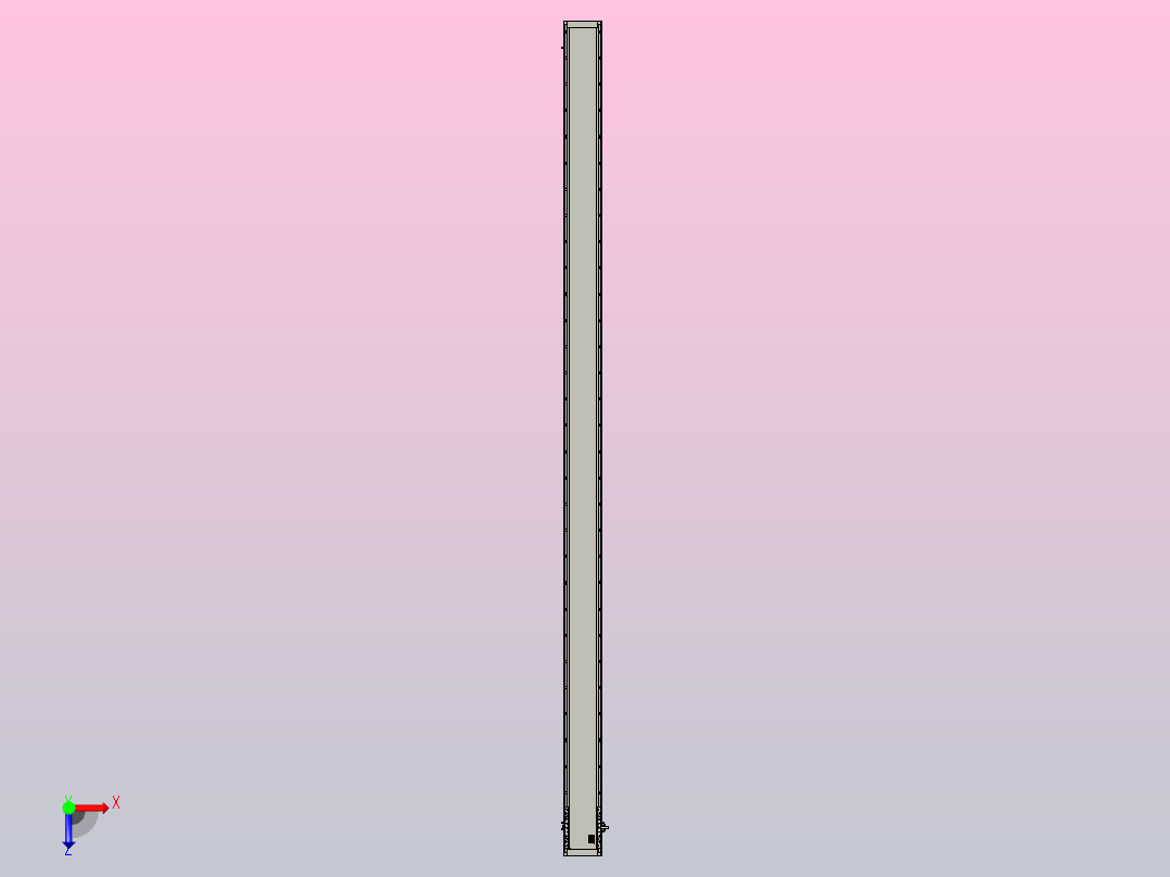 直驱直线电机轴TPA-LNP3-170-75C3-1-L3540-3-C-10-N3俯视图
