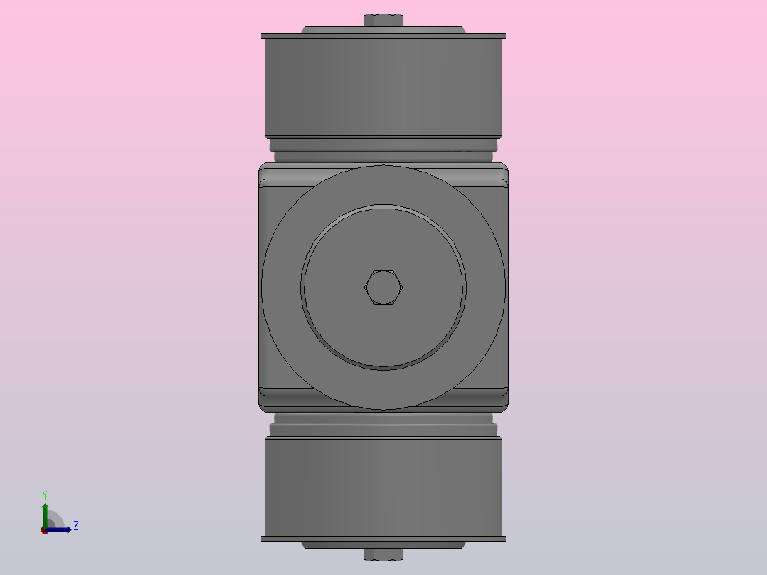 SWC型万向联轴器的十字轴总成SWC-I58左视图