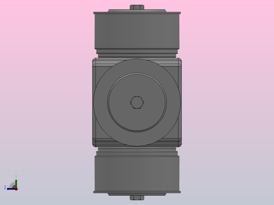 SWC型万向联轴器的十字轴总成SWC-I58右视图