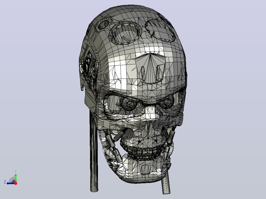 T-800终结者右视图