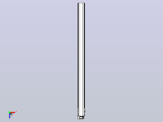 皮带直线轴半封闭可选导轨TPA-HNB-202D-140-L2950-LU-Y-P75-N3俯视缩略图