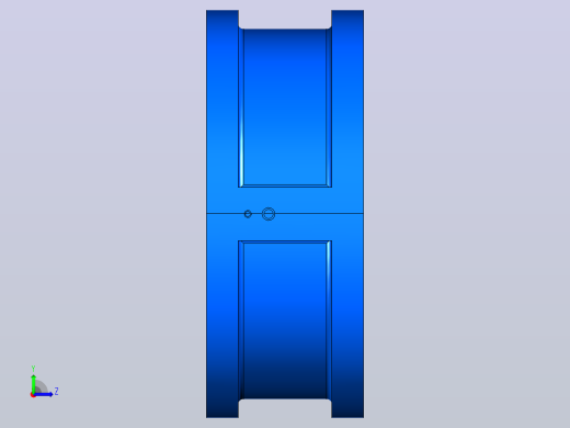 H71H╱Y╱F-PN1.6(HWF6)对夹式止回阀[H71H╱Y╱F-PN1.6(HWF6)]400左视缩略图