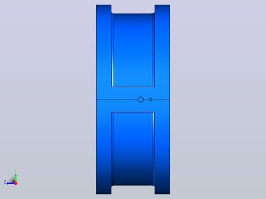 H71H╱Y╱F-PN1.6(HWF6)对夹式止回阀[H71H╱Y╱F-PN1.6(HWF6)]400右视缩略图