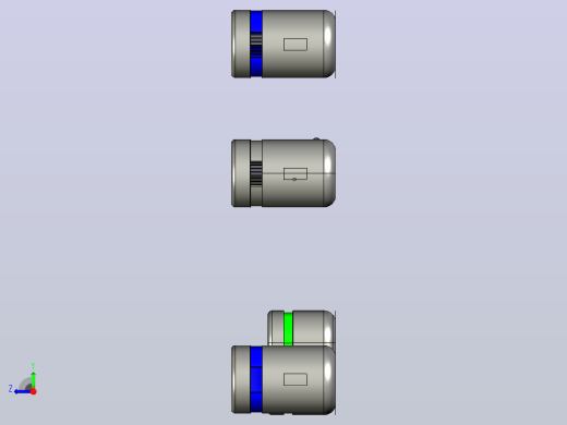 空气净化器模型1右视缩略图