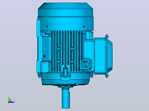 电机- ABB M2BAX160M_B3左视缩略图