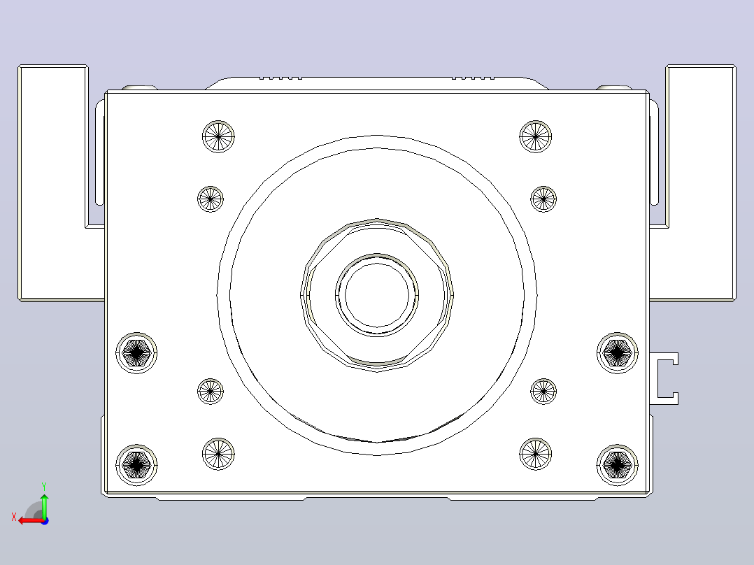 钢基模组TPA-KNR-8610C-640A1-M-F0S0后视图