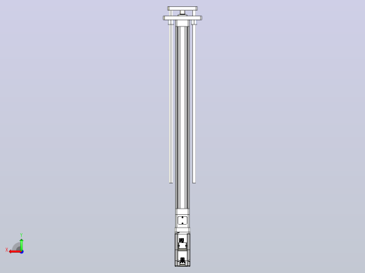 轻载电动缸TPA-ESR40-1210C-L600-M-QDX-W-P40-C3后视缩略图