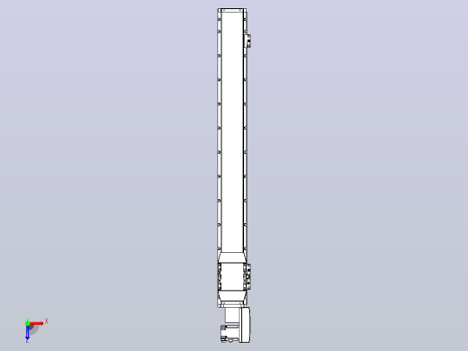 机器人皮带驱动直线轴TPA-GCB-120-P70-L950-QR-M20-N3俯视缩略图