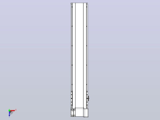 皮带直线轴半封闭可选导轨TPA-HNB-175D-140-L800-RP-C-P75-N3俯视缩略图