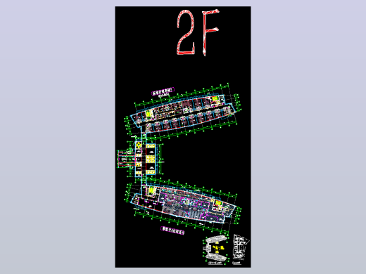 AS-2 住院楼平面图2F