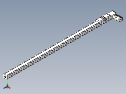 伺服电机集成皮带传动直线执行器TPA-OCB-120-224-L2750-DL-J90-N3正等轴测缩略图