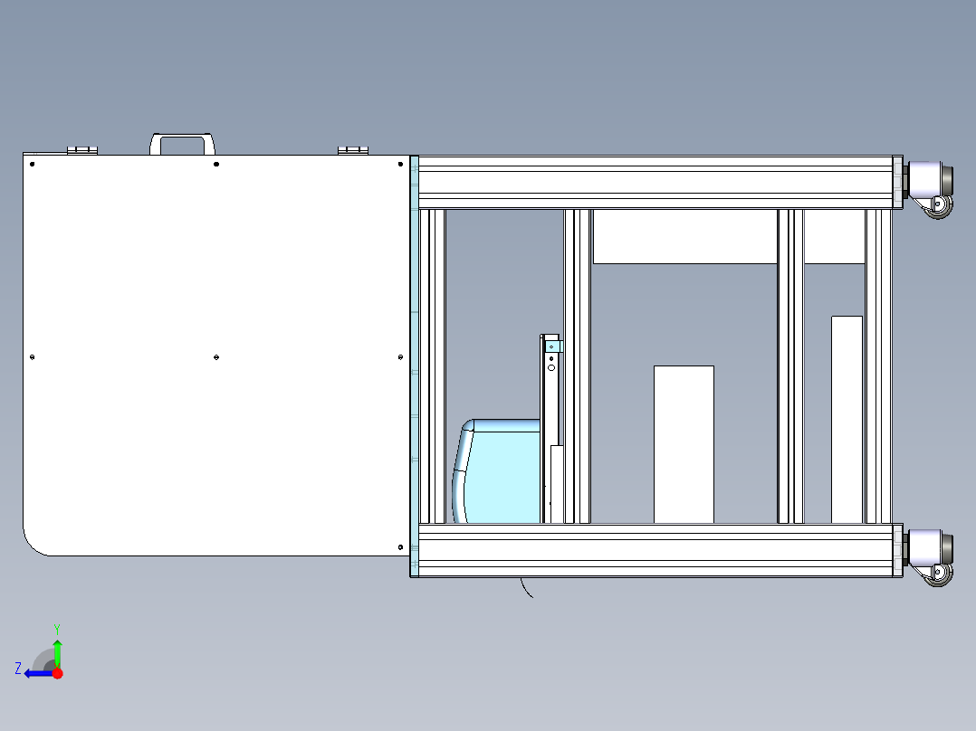 迈腾天窗生产线右视图