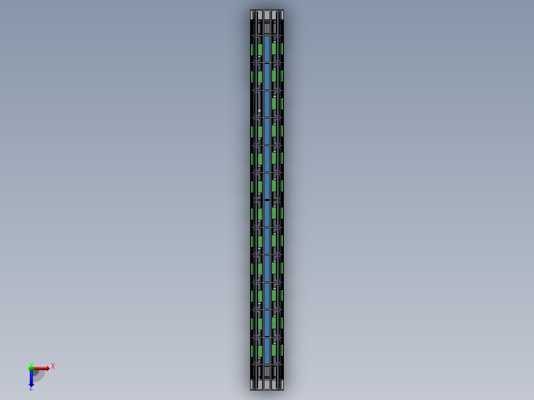 倍速链回转装配线方案3D图 机械设计素材3D模型参考资料文件俯视图