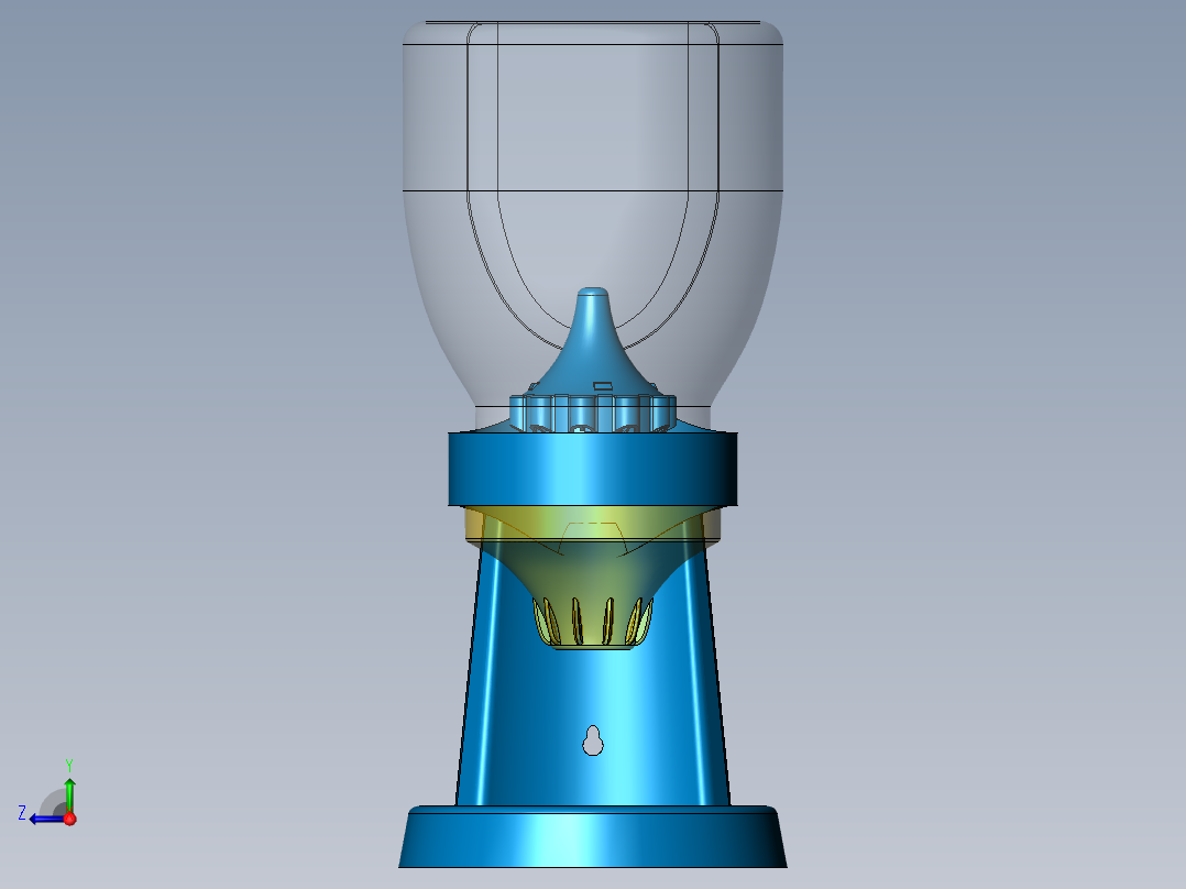 一触式分配器右视图
