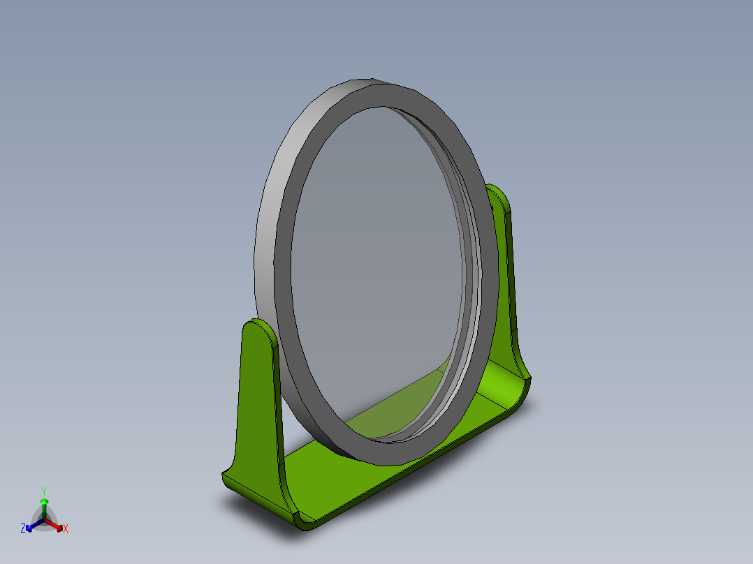 镜子正等轴测图