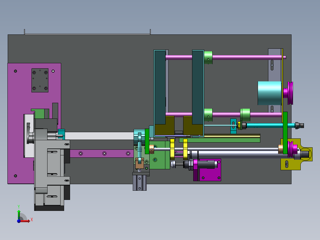 自动插管机（自动装配沐浴露头）3D图纸 G557前视图