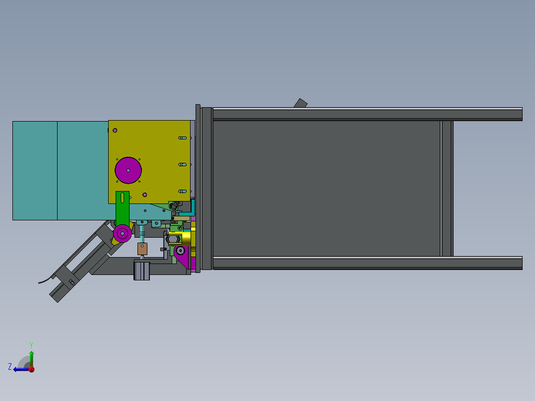 自动插管机（自动装配沐浴露头）3D图纸 G557右视图