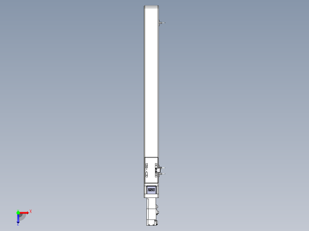 Toyo东佑达直线模组-ETH6M-BC-650-M10B俯视图