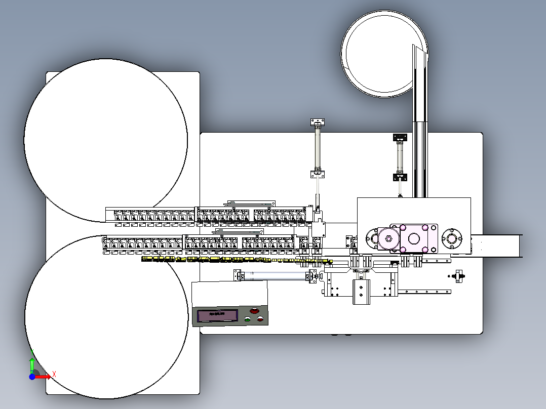 A12_微波炉铰链座自动铆接机SW2016前视图