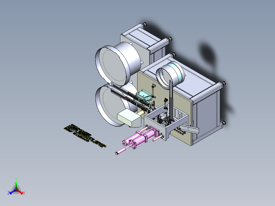 A12_微波炉铰链座自动铆接机SW2016正等轴测图