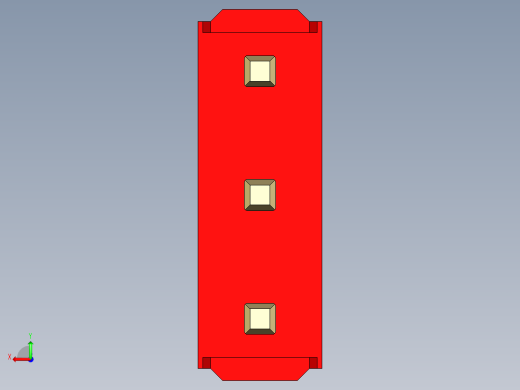 彩色公头100mil（2.54mm）系列-DS1021_red_3x01p_100mil_Type19_rev1.0后视缩略图