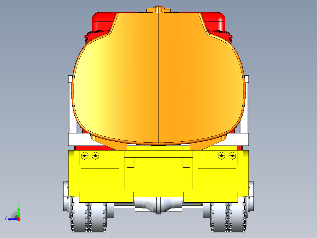 24-利兰巡洋舰燃油卡车 3d模型图纸右视图