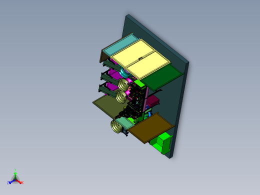 方轴门拉手半封闭式组装线