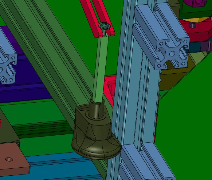 方轴门拉手半封闭式组装线