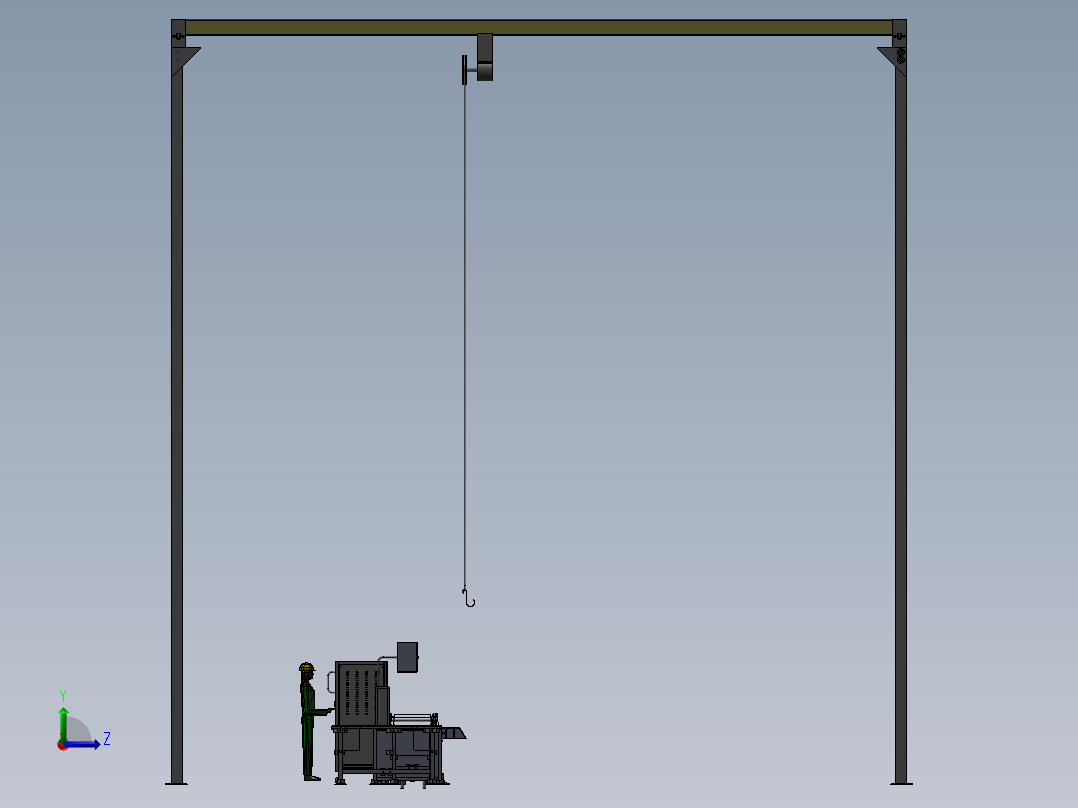 流水作业左视图