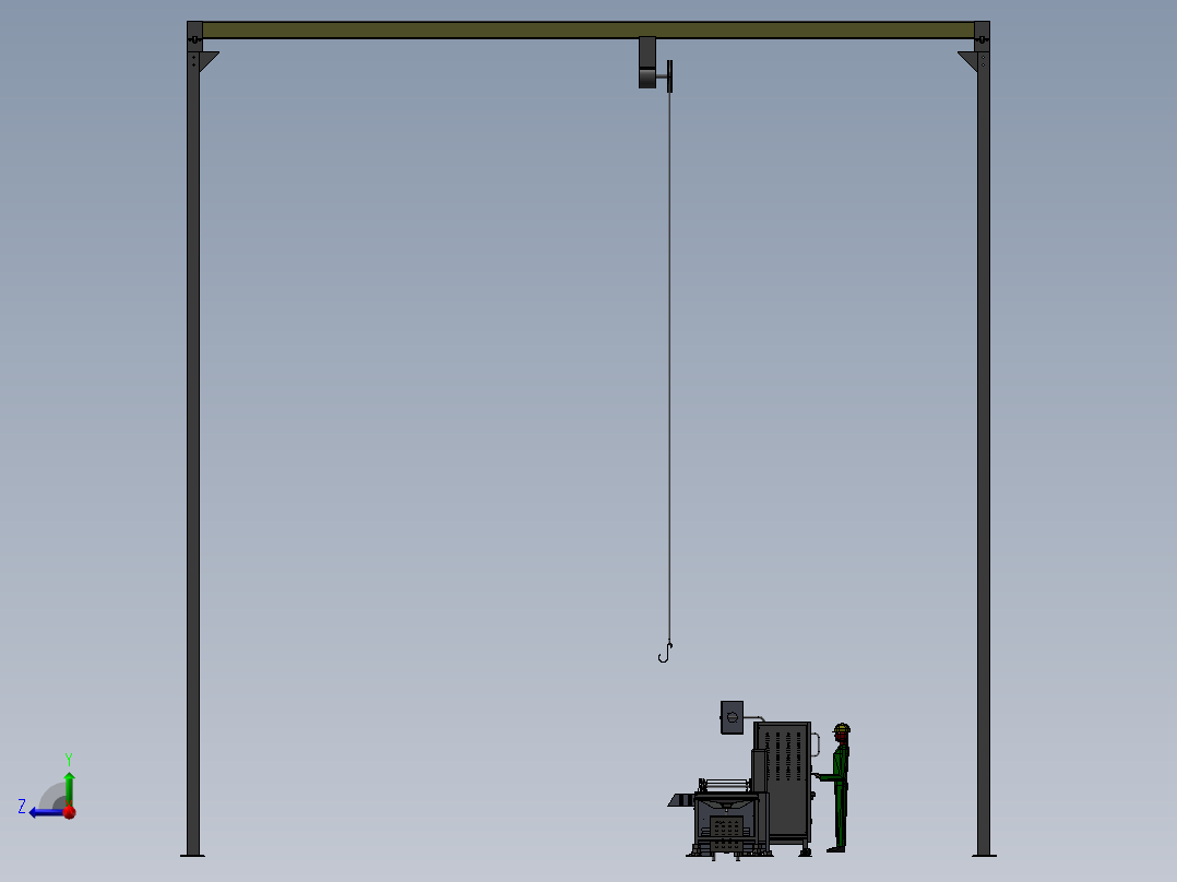 流水作业右视图