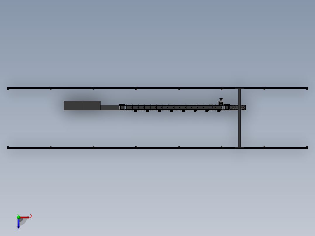 流水作业俯视图
