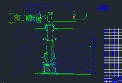 多用途气动机器人结构设计（只有CAD）缩略图