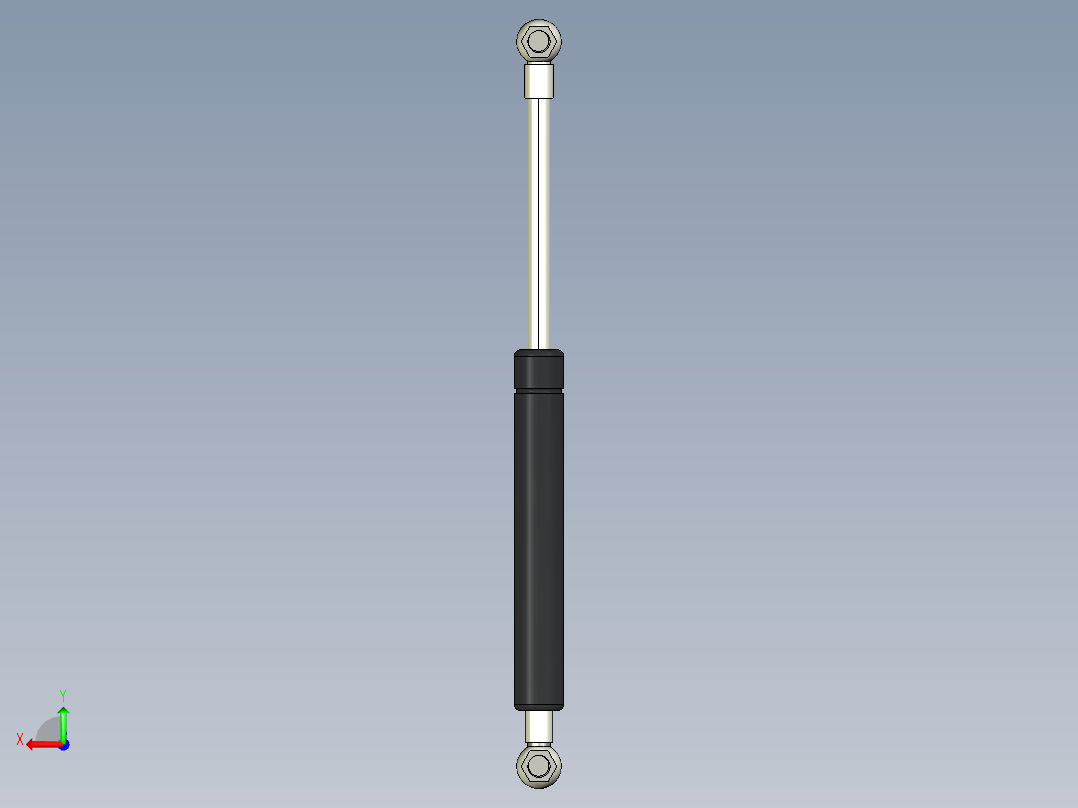 Q气压弹簧B310000052(15KG L260 和尚頭)后视图