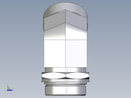 卡套式工业通用硬管接头EO_Adjustable_locknut_45_deg_elbow_VEE42LMOROMDCF左视缩略图
