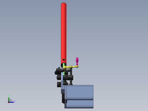 手动剪板机左视缩略图