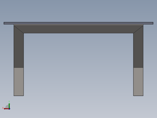 花园桌、工作桌、书桌后视缩略图